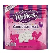 A bag of the Original Circus Animal, frosting cookies, Mother's Cookies