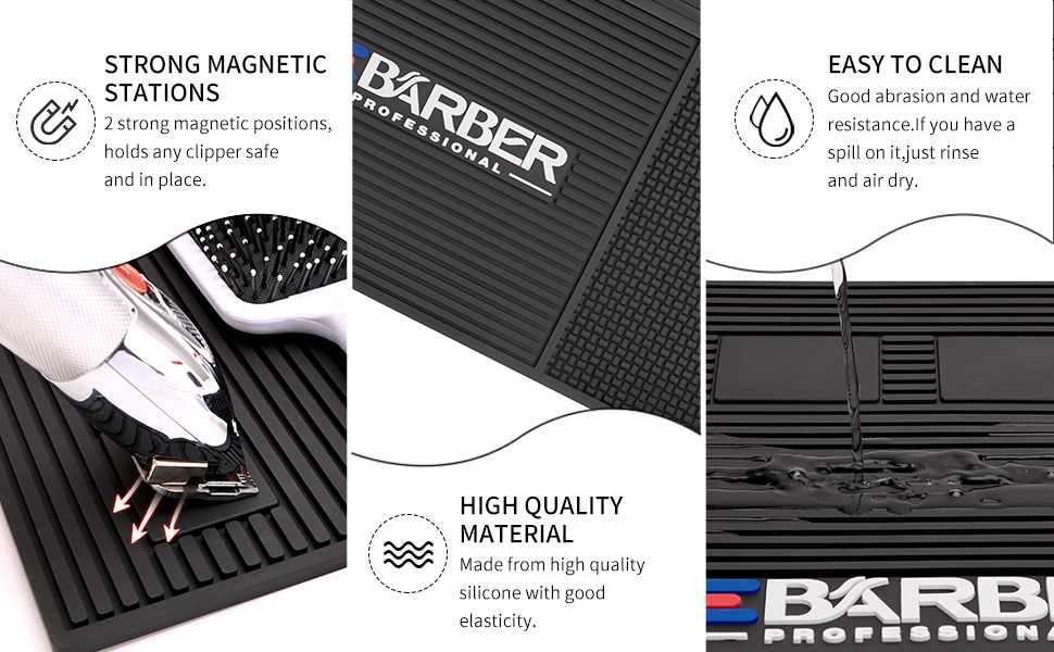 IEBARBER Barber Mat for Station Barber Organizer