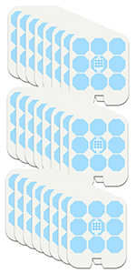 24 Pack Replacement sticky cards