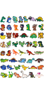 Dinosaur Charms for Clog Shoe Decoration