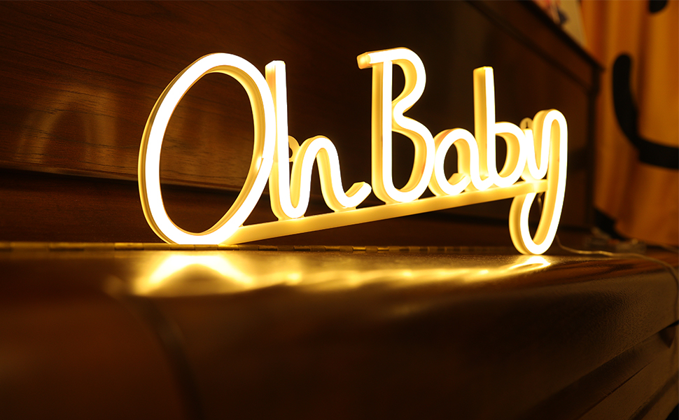 oh baby neon sign for the home /party decor
