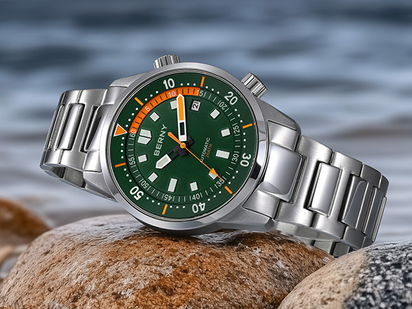 Amazon.co.jp: BERNY ダイバーズウォッチ 腕時計 メンズ メンズ 自動