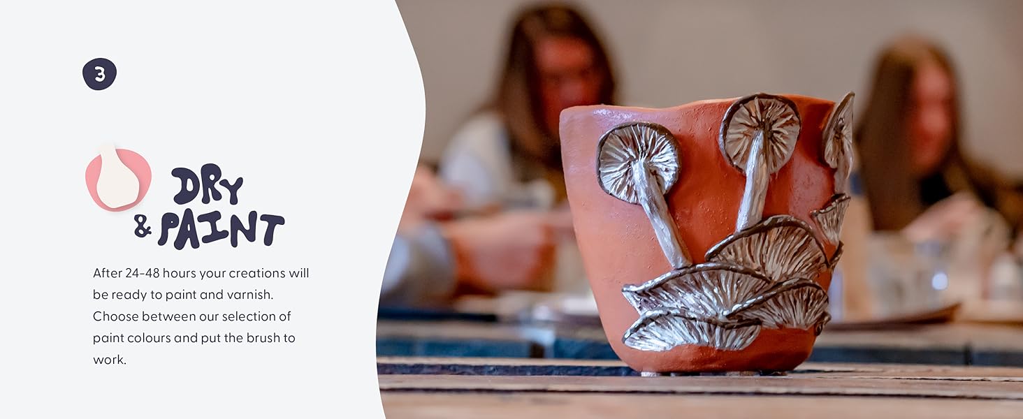 Step 3 dry your creation for 48 hours and then paint and varnish to waterproof