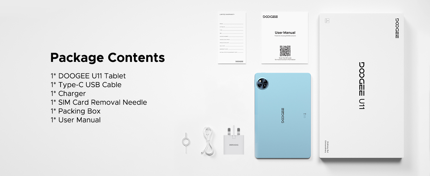 doogee u11 android 15 tablet 11 inch