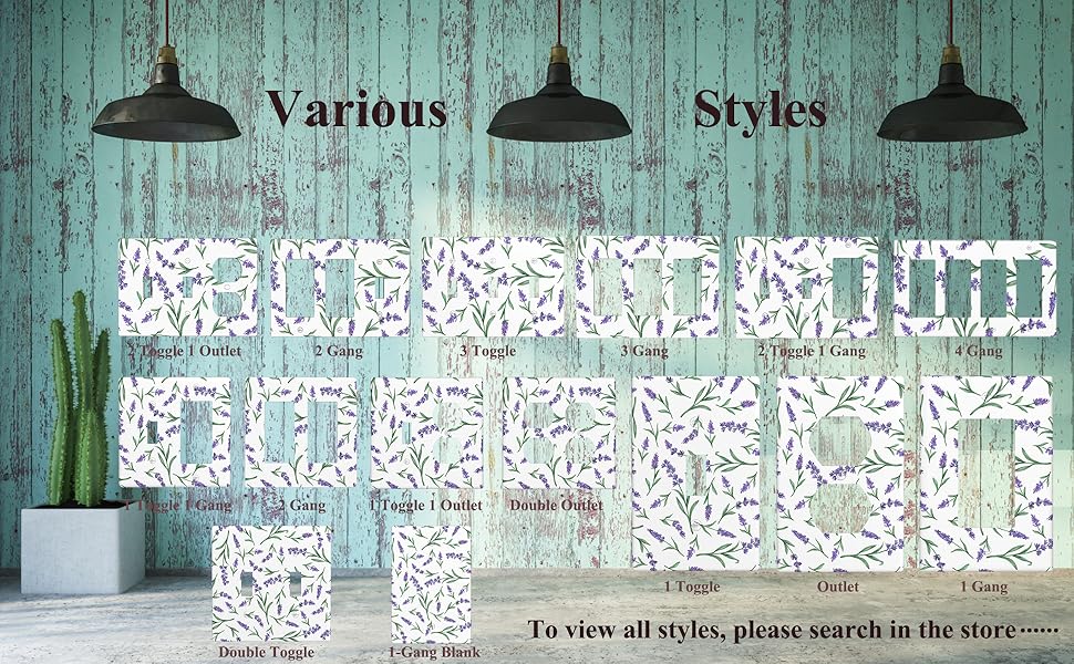 Wall Plate Cover and Light Switch Cover