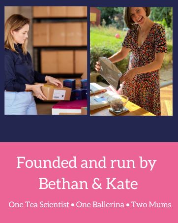 HotTea Mama is founded and run by Bethan and Kate, a tea scientist, a ballerina, 2 mums and friends