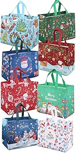 Christmas Tote Bags with Handles