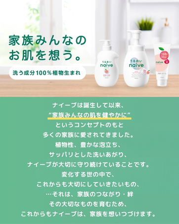 Amazon | ナイーブ ボディーソープ (桃の葉エキス配合) ポンプ