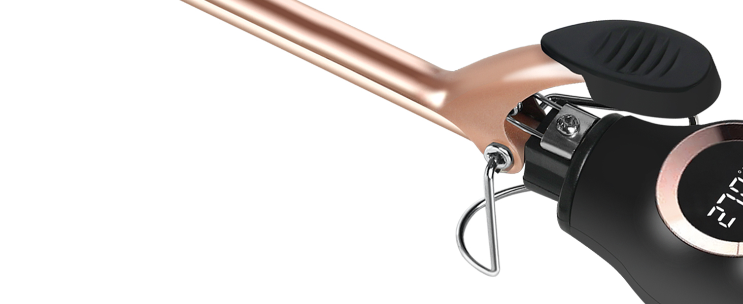 Curling iron with Safety stand