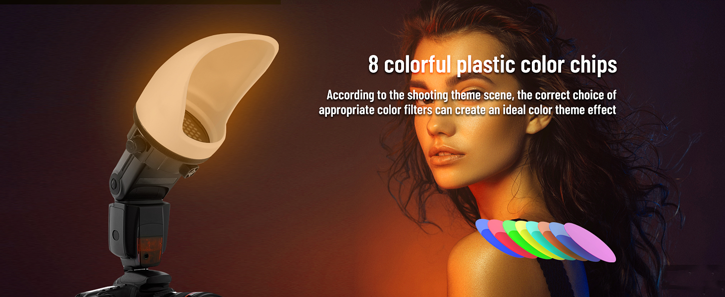 Photography Lighting Flash Diffuser Set, LENSGO Professional Flash Kit