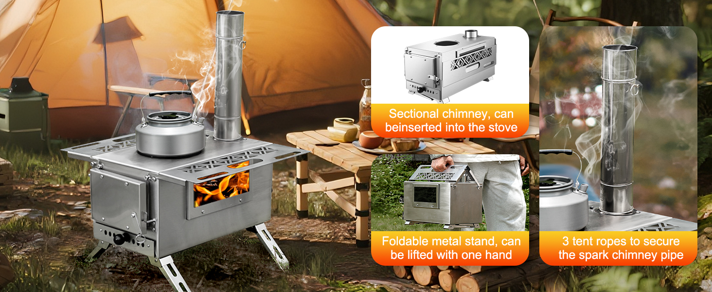 hot tent stove outdoor indoor