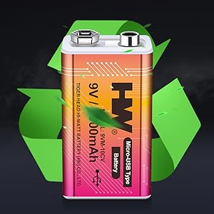 Battery HW 9V-12V Rechargable at Rs 253/piece, Rechargeable Battery in New  Delhi