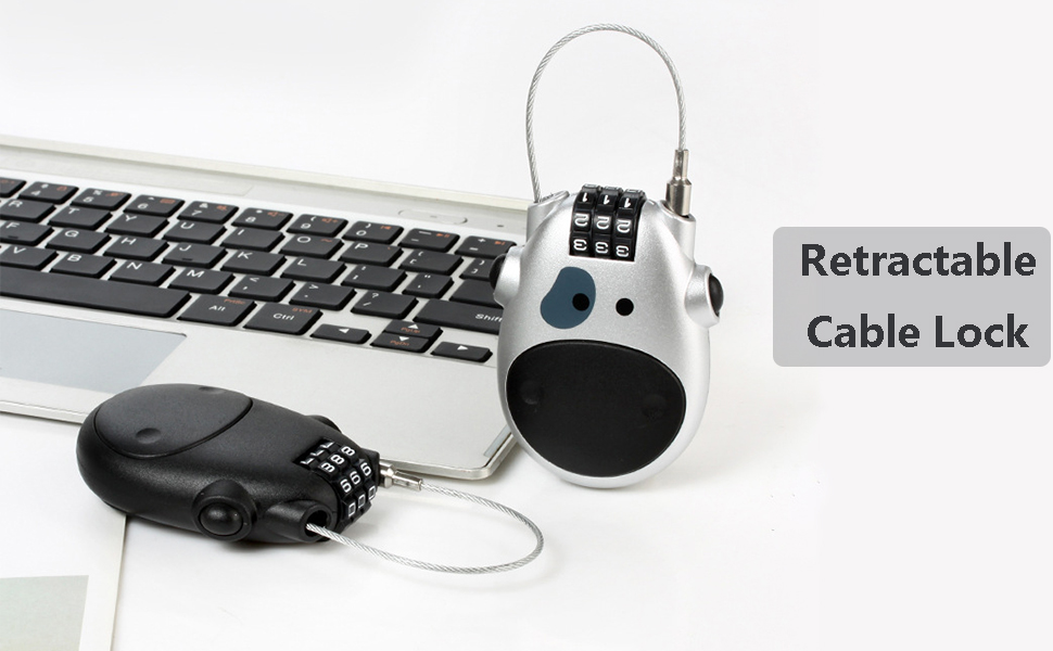 Stroller Lock, Combination Lock Cable Lock Padlock with 3 Digit Numeric