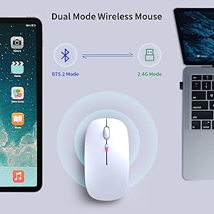 Bluetooth wireless dual-mode mouse