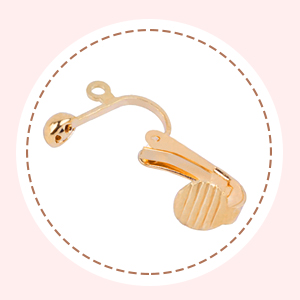 Clip-on Earring Converter with Easy Open Loop for DIY Earring