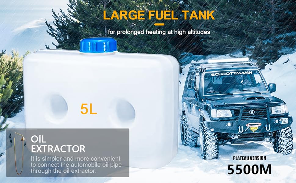 Mua WAYSKA Diesel Heater 12V, 5L Tank, Diesel Heater 2KW, Muffler