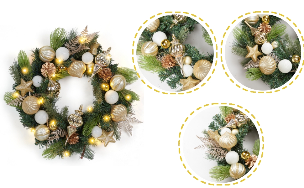 24 inch christmas wreath