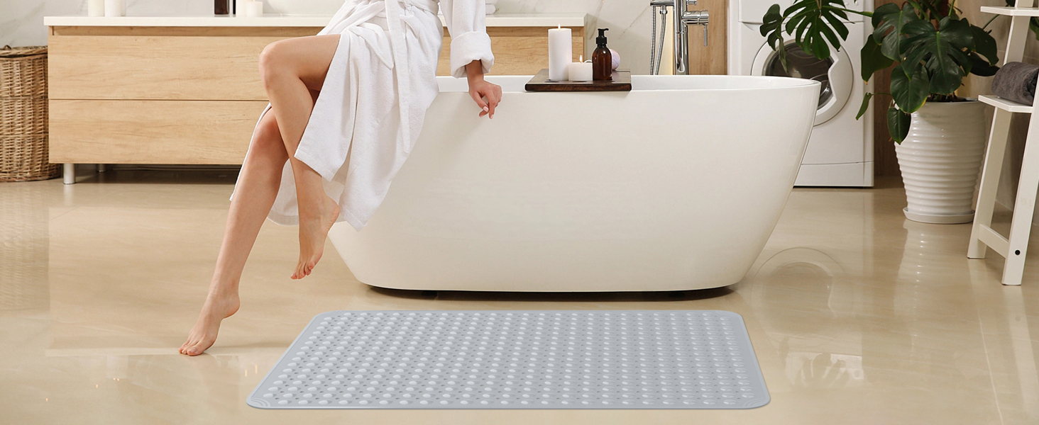 large shower mat non slip