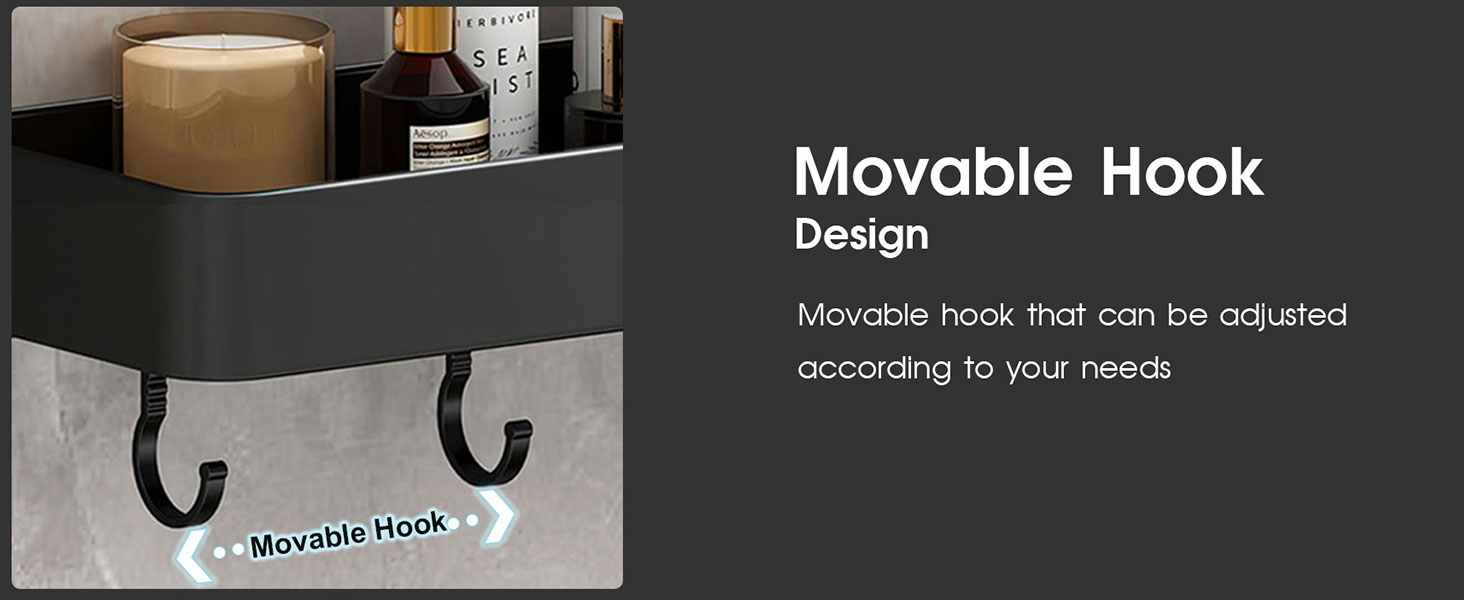 movable hook design