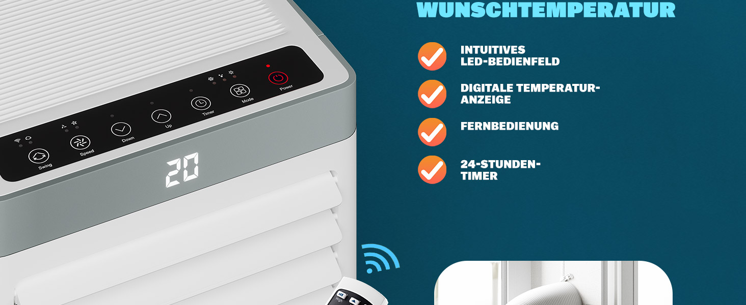 Monzana® Klimaanlage Fernbedienung Schlafmodus 7000 BTU Afc33923 D6d5 4865 9b53 F0fa0bdb7a8c. CR0,0,1464,600 PT0 SX1464 V1