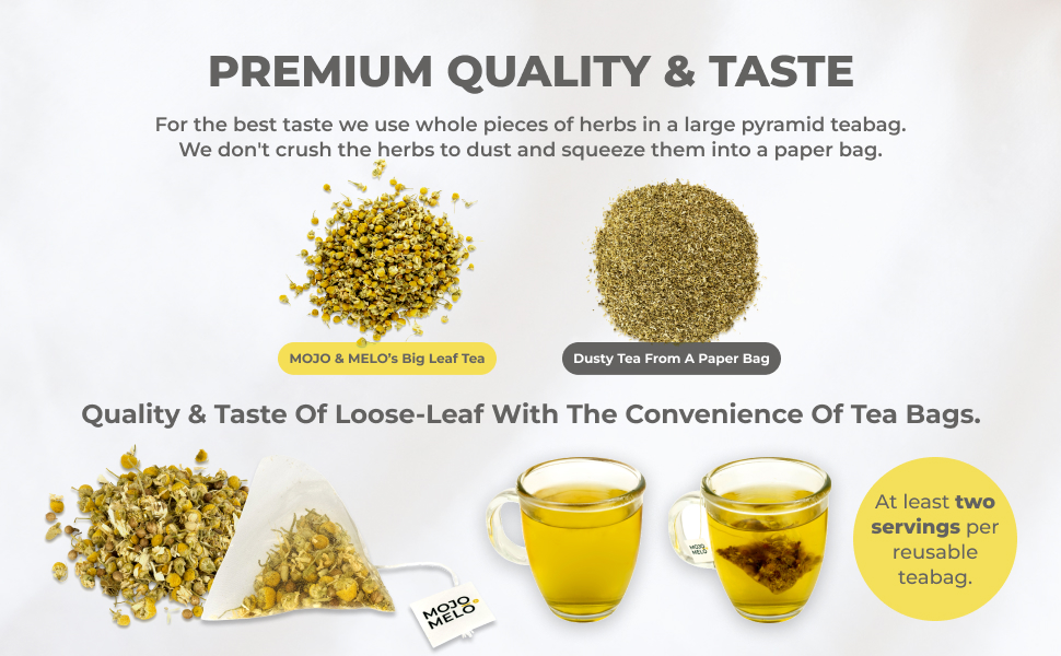 Mojo & Melo Organic Stomach Relief Tea Relieves Heartburn, Acid