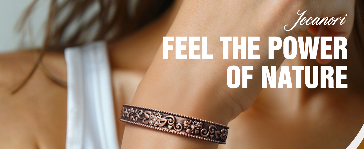 Pulsera de cobre para mujer