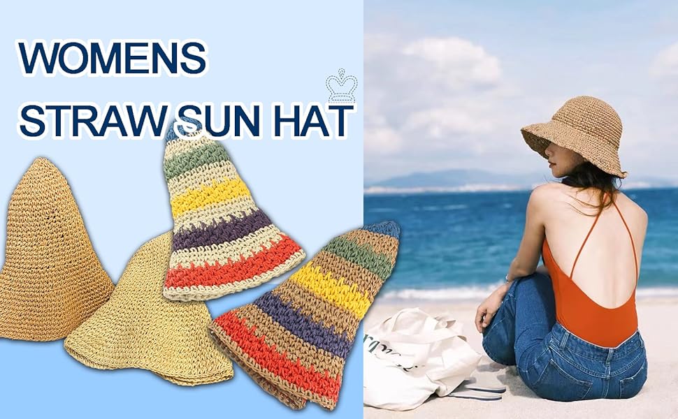  Visor Hats Wide Brim Summer Beach Cap