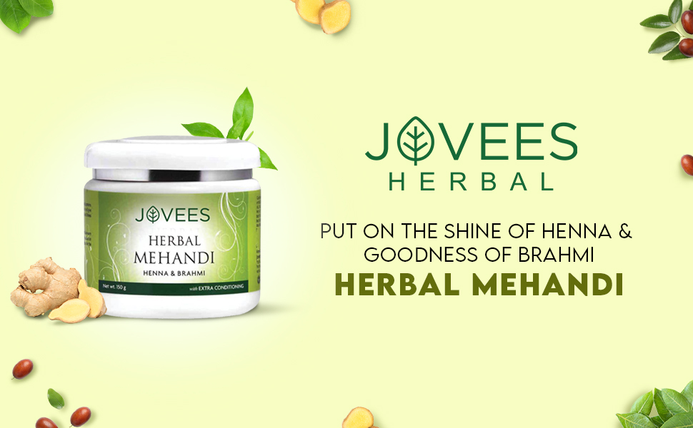 Buy Jovees Herbal Mehandi for Natural Color 100 Herbal with Henna