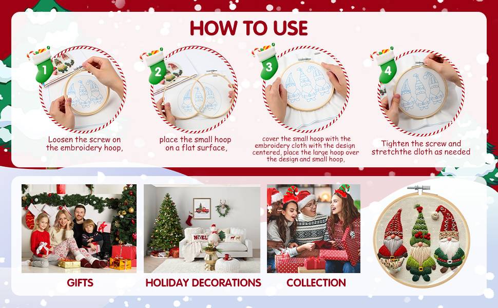 embroidery kit for beginners, beginner embroidery kit for adults