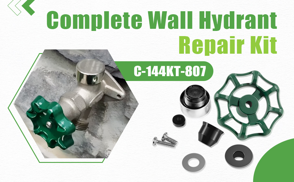 Replace for Prier C144KT807 AntiSiphon Freezeless Faucet