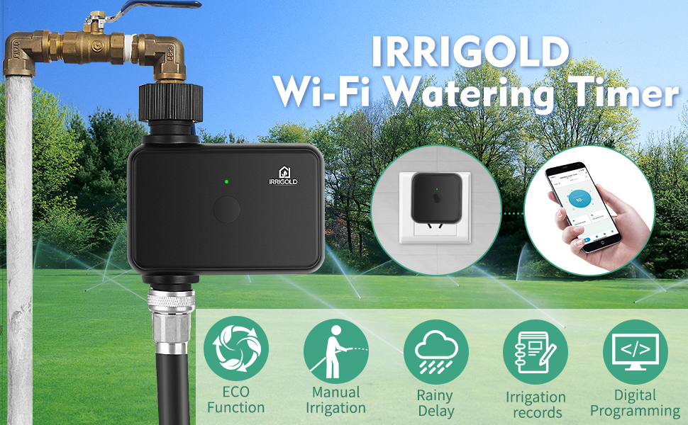 IRRIGOLD Programmeurs d'irrigation avec Passerelle Wifi Arrosez