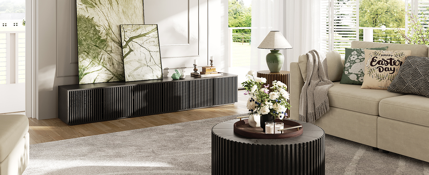 wood TV stand TS8002