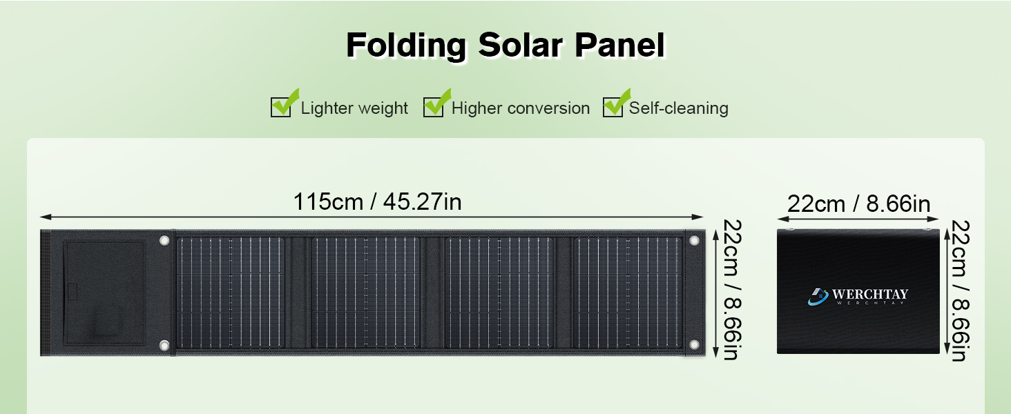 Folding solar panel