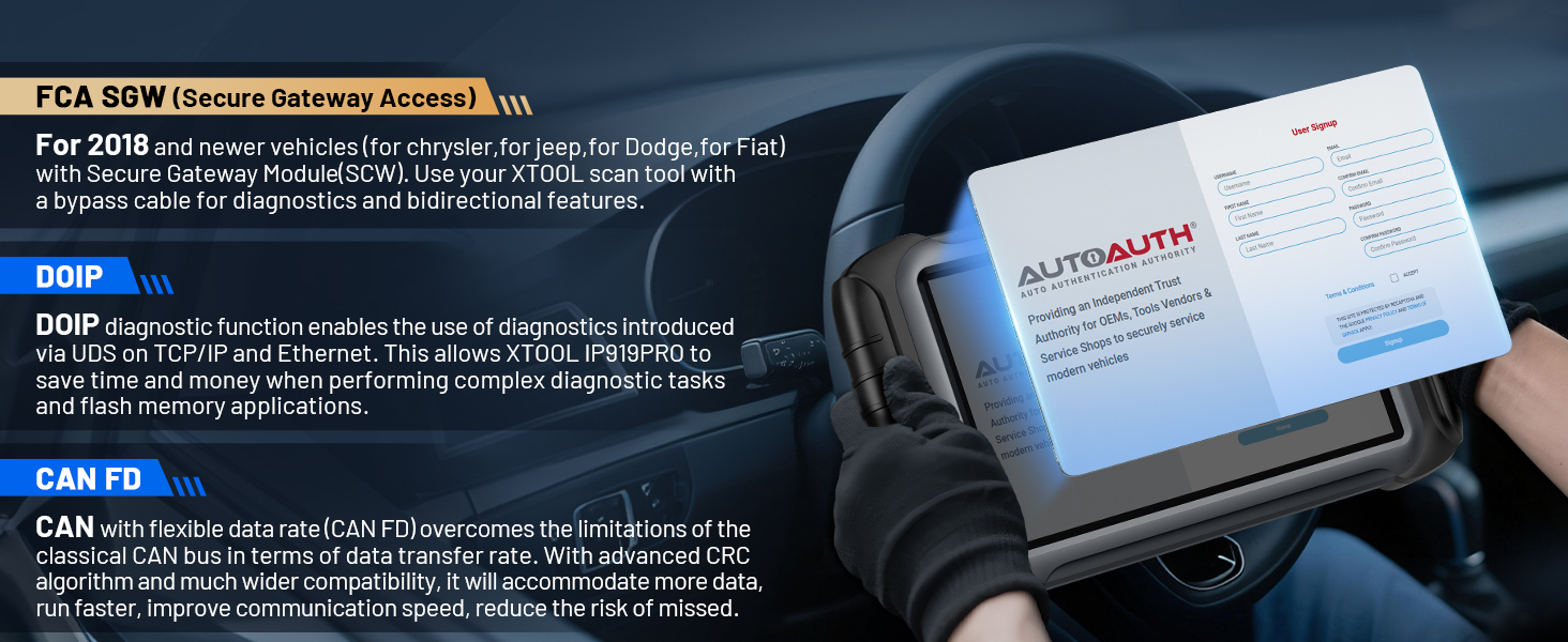 xtool inplus ip919 pro diagnostic scan tool