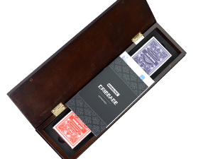 Wooden 3-track cribbage board game