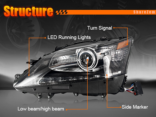 Amazon.com: ShareZem 81185-30F80 Left Driver Side LED