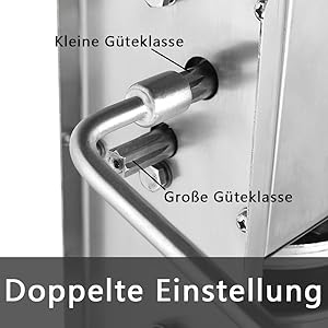 Wurstfüllmaschine aus Edelstahl