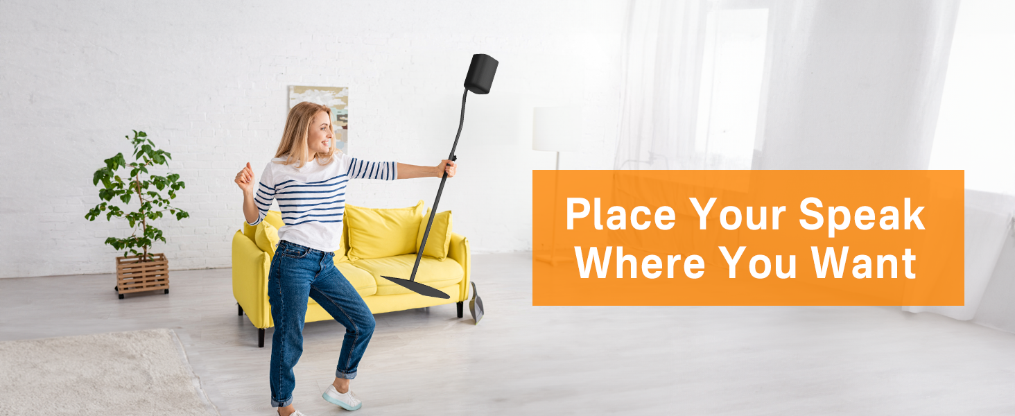 Universal Speaker Stands Pair of Height Adjustable Extend