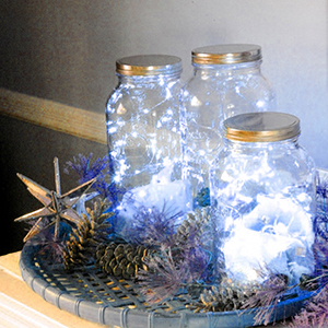 outdoor string lights battery powered