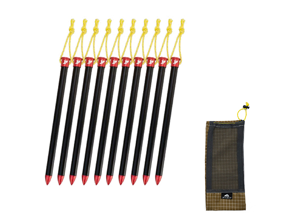 【新品未使用】カーボン製 超軽量ULテントペグ × 6本セット Amazon.co.jp: 3F UL GEAR ペグ 20cm/15cm 10g超軽量 6本 10本