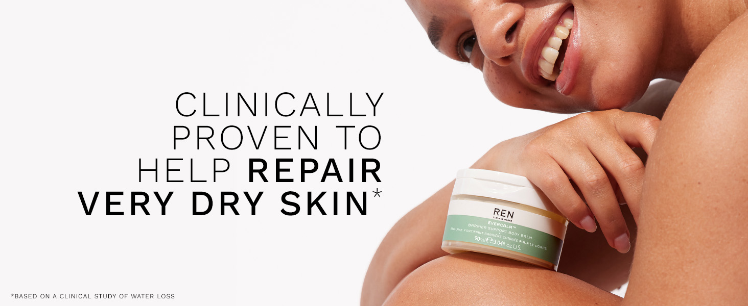 Clinically proven to help repair very dry skin.
