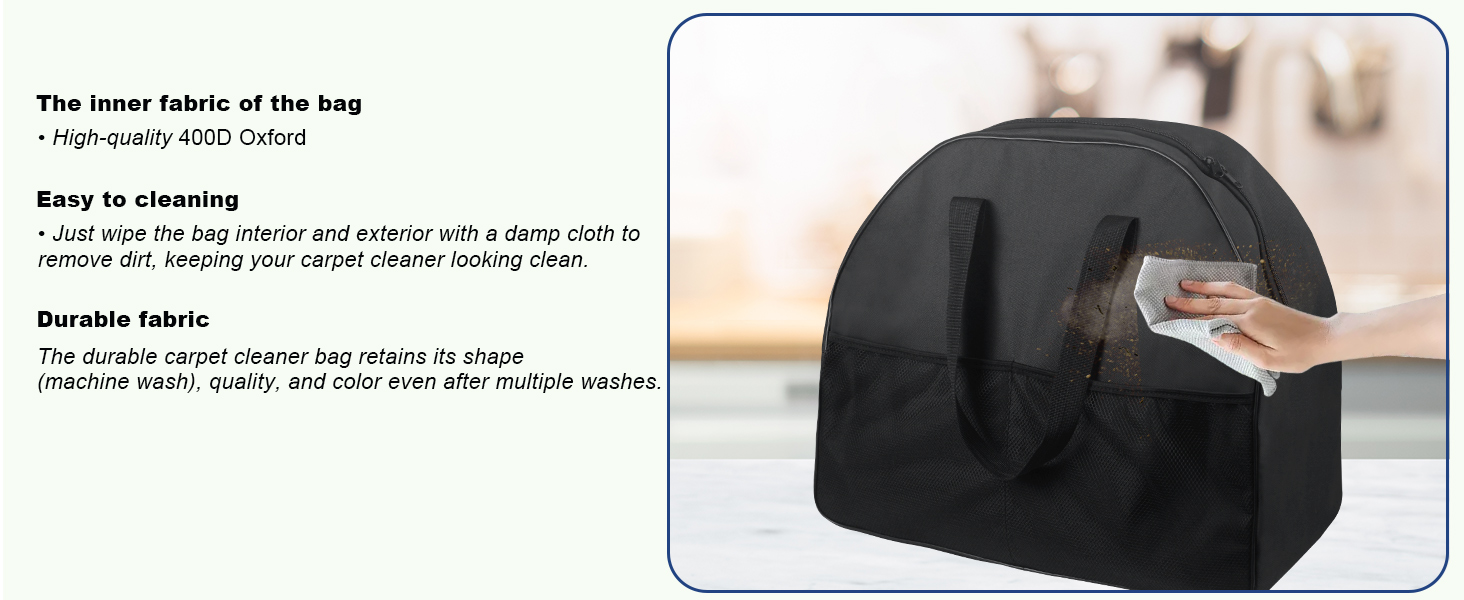 Bissell Little Green Mini Carpet Cleaner Carrying Bag