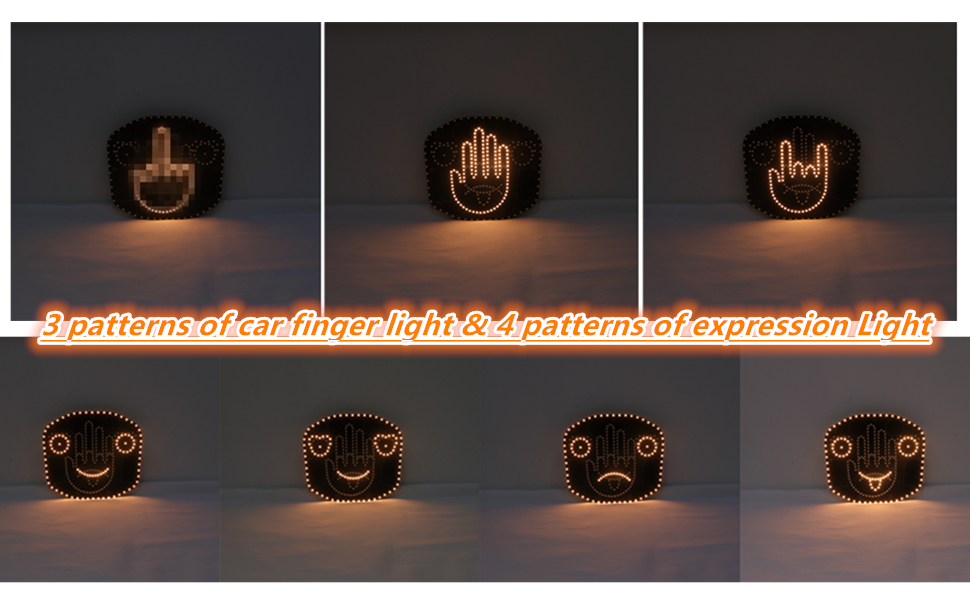 car finger light & expression Light
