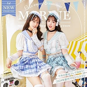 【完売品】Malymoon マリンコスチューム チェックセーラー ライトブルー Amazon.co.jp: [Malymoon] マリン コスプレ セーラー 水兵