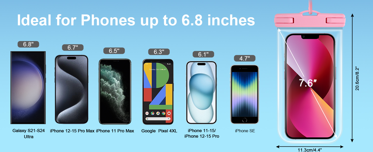 waterproof phone pouch