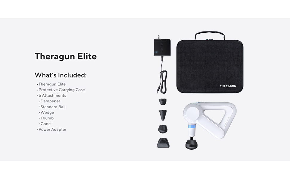 Theragun Elite Percussive Massage Gun Electric Handheld Percussion