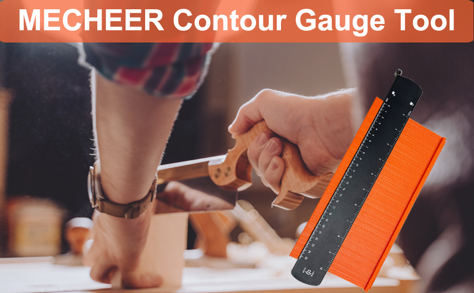 10 Inch Super Gauge Shape and Outline Tool, Contour Gauge Profile Tool