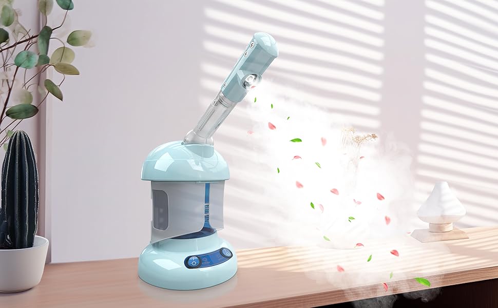 Face Steamer Facial, Kingsteam Facial Steamer for Skin, Ozone Facial