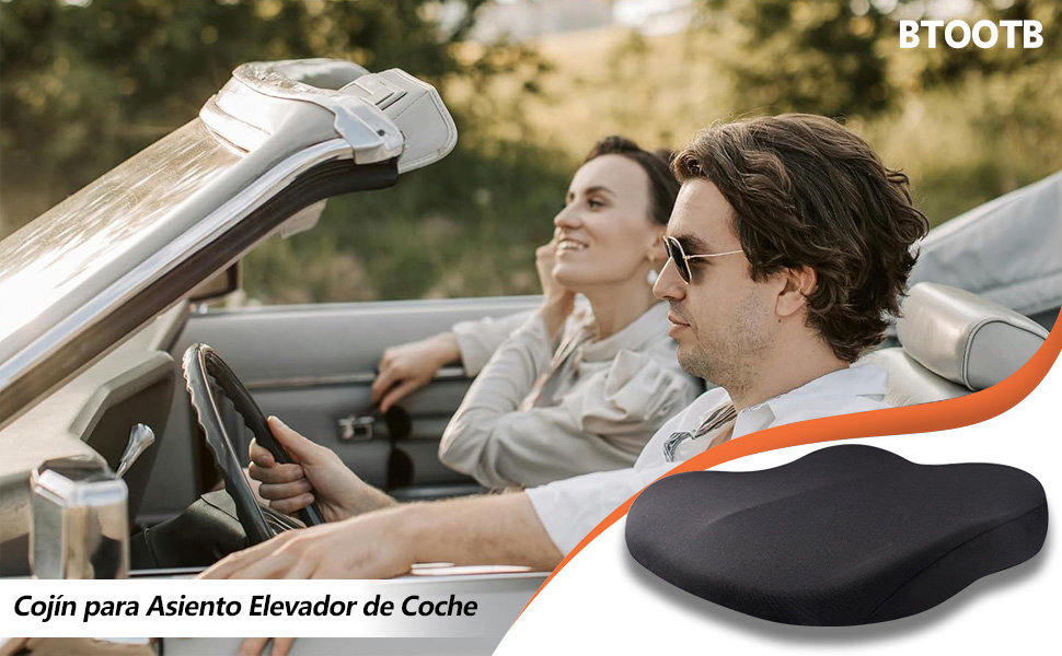 Cojín elevador de asiento delantero para coche
