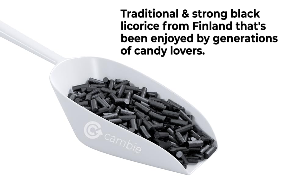 Finnska Soft Black Licorice by Cambie Classic Finnish